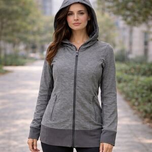 Lululemon Daily Practice Hooded Jacket Slim Fit Hip Length size 8